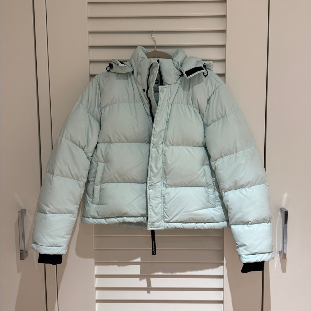 Aritzia Light Blue Puffer Jacket